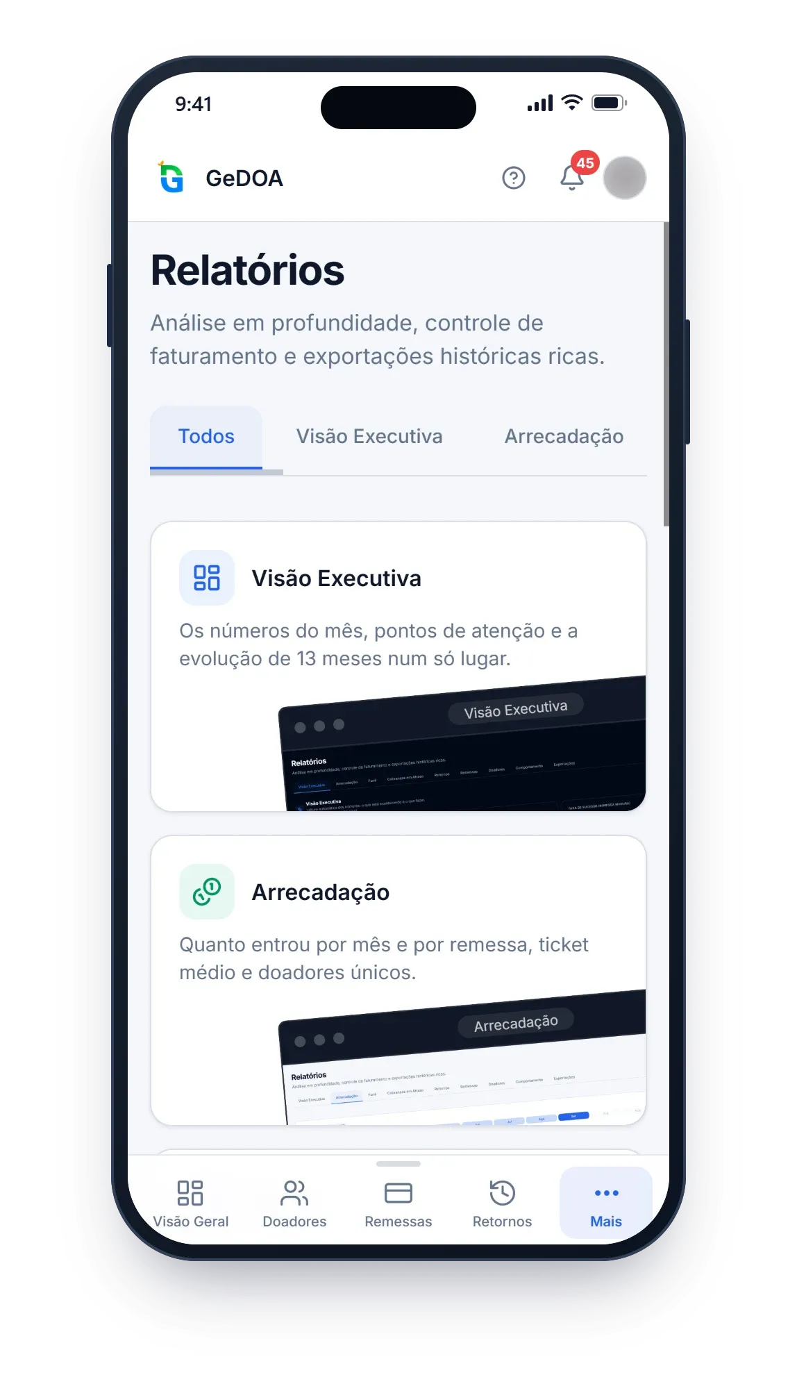 Relatórios