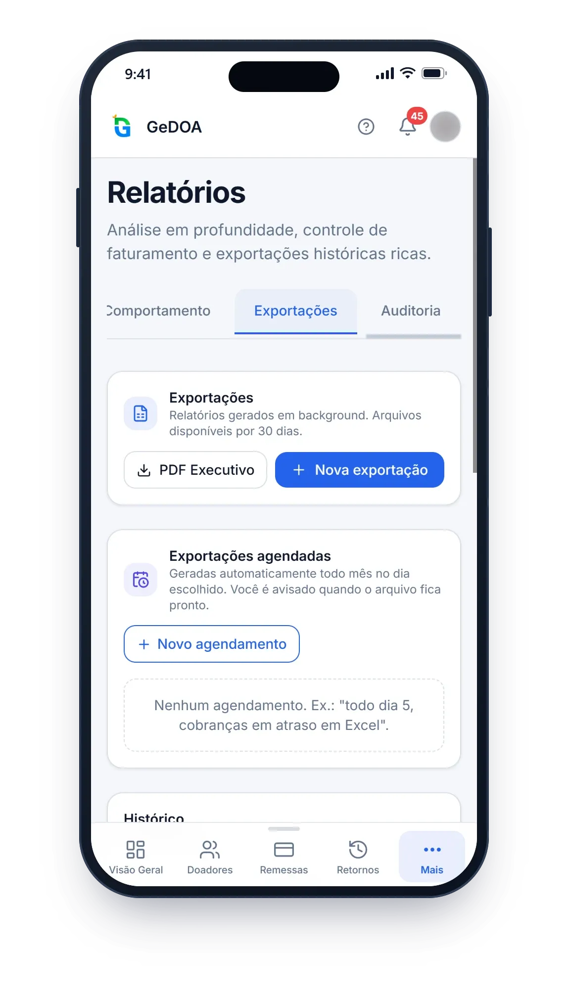Exportações