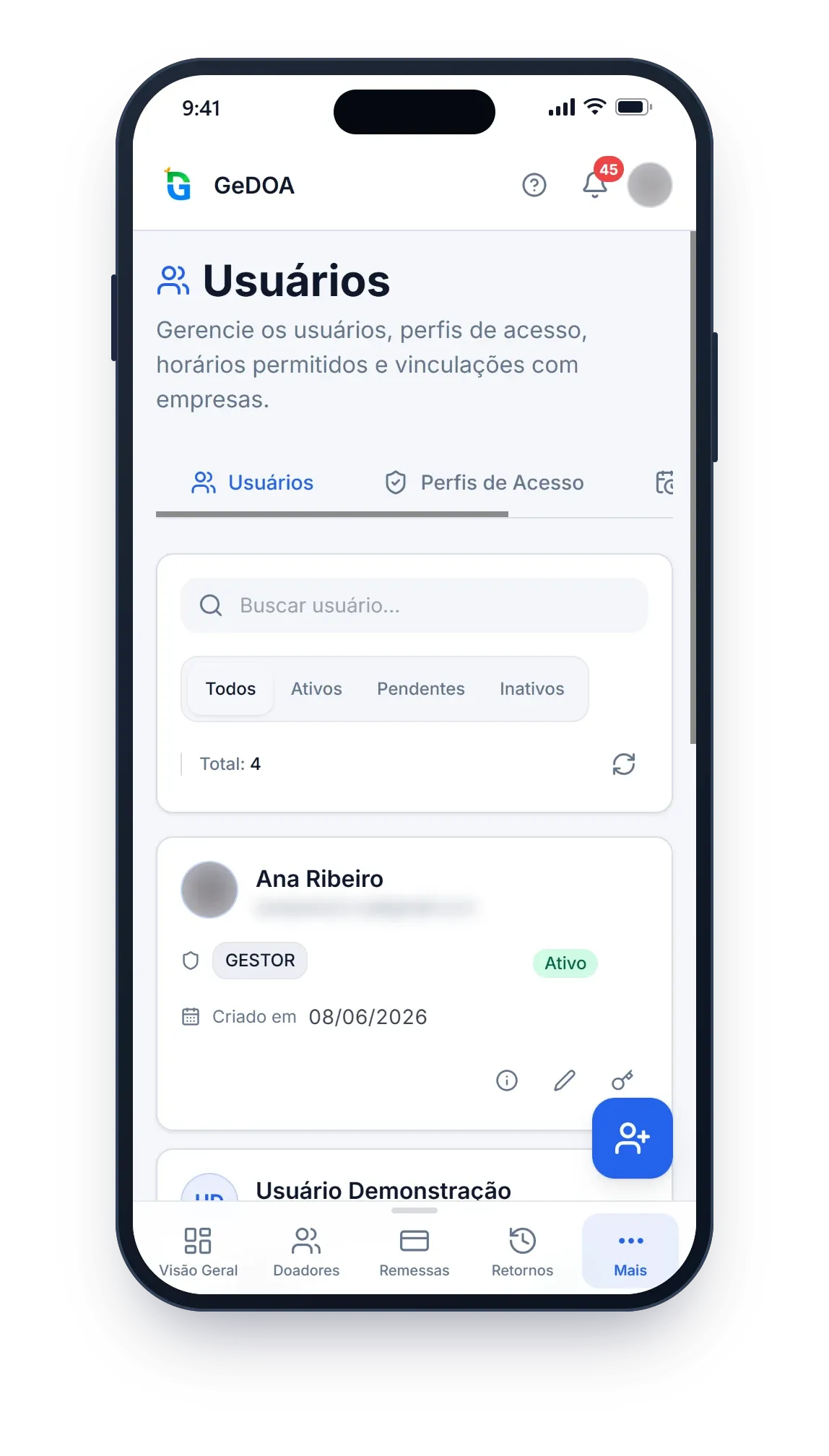Usuários