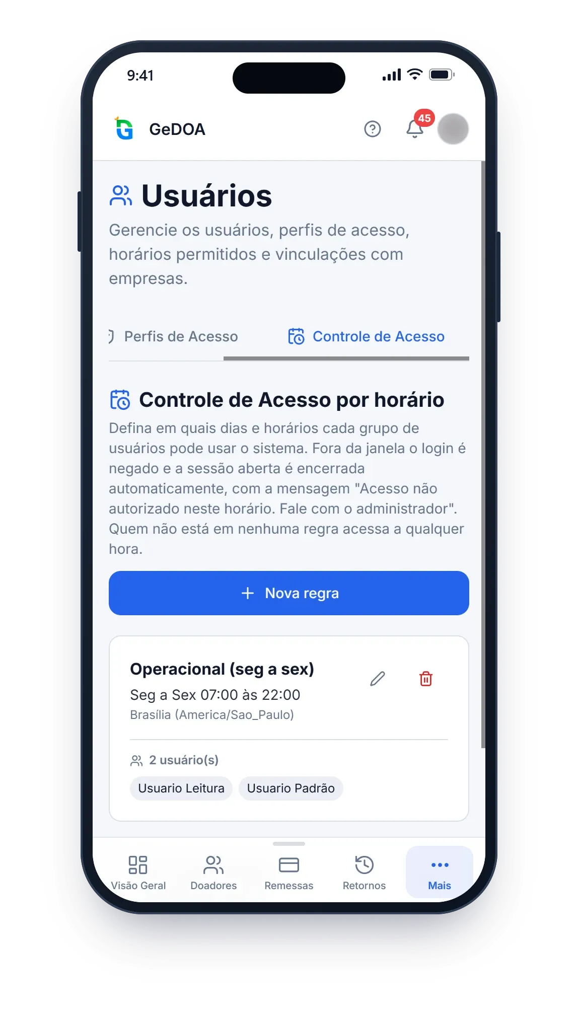 Controle de Acesso