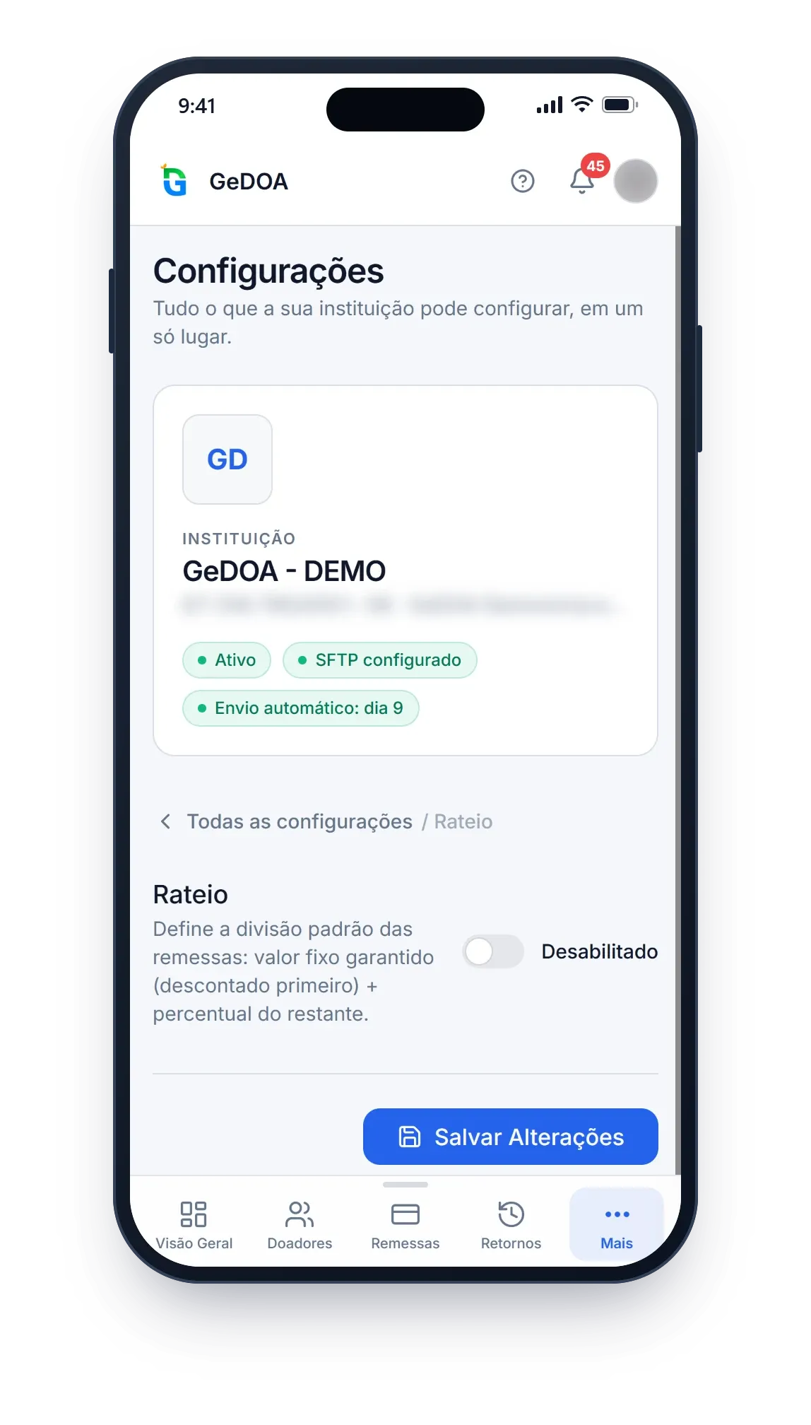 Rateio